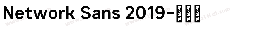 Network Sans 2019字体转换